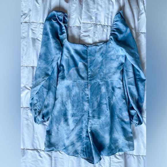 Altar'd state blue tie-dye Romper - Picture 2 of 4